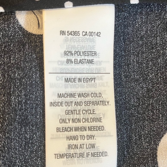 Cute a polka Dot long jacket size 1X Nygard - Picture 5 of 5